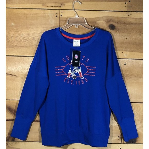 Nike Sweaters - NWT Nike NFL New England Patriots Dri-Fit Crewneck Sweater Mens Size Large Blue